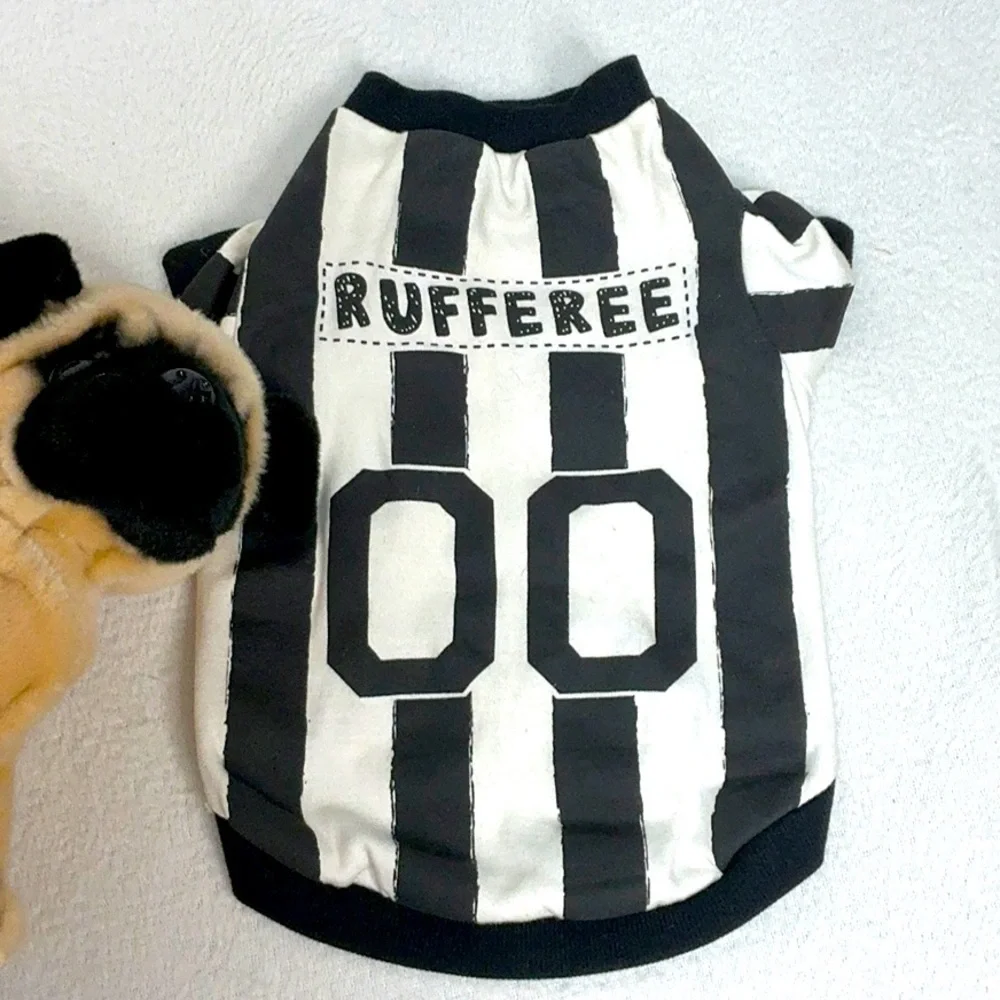 Rufferee Black and White Dog Costume